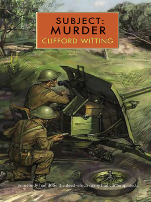 cover image of Subject: Murder
